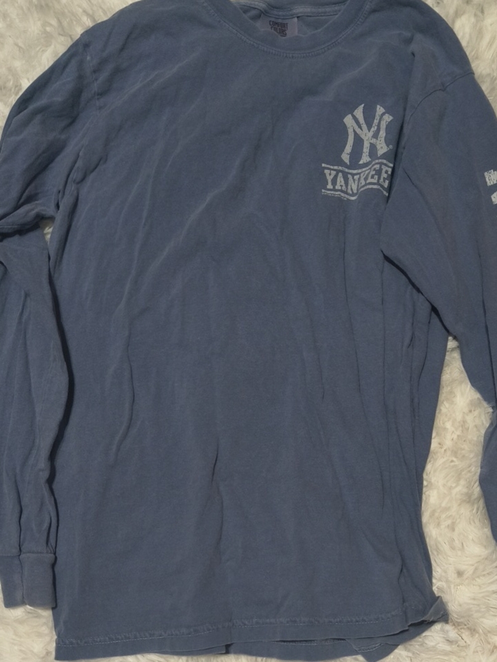Comfort Colors Yankees Long Sleeve Medium